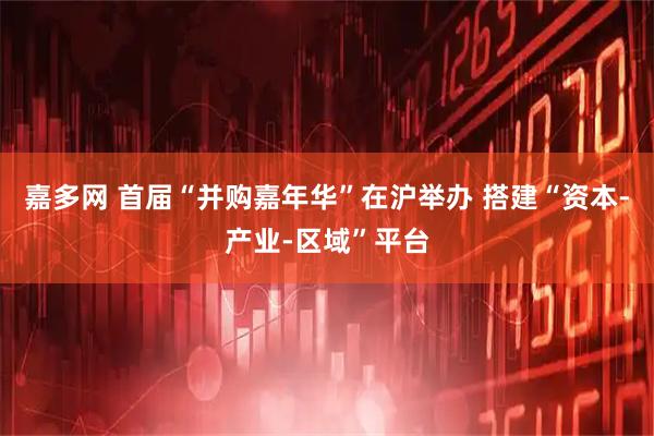 嘉多网 首届“并购嘉年华”在沪举办 搭建“资本-产业-区域”平台